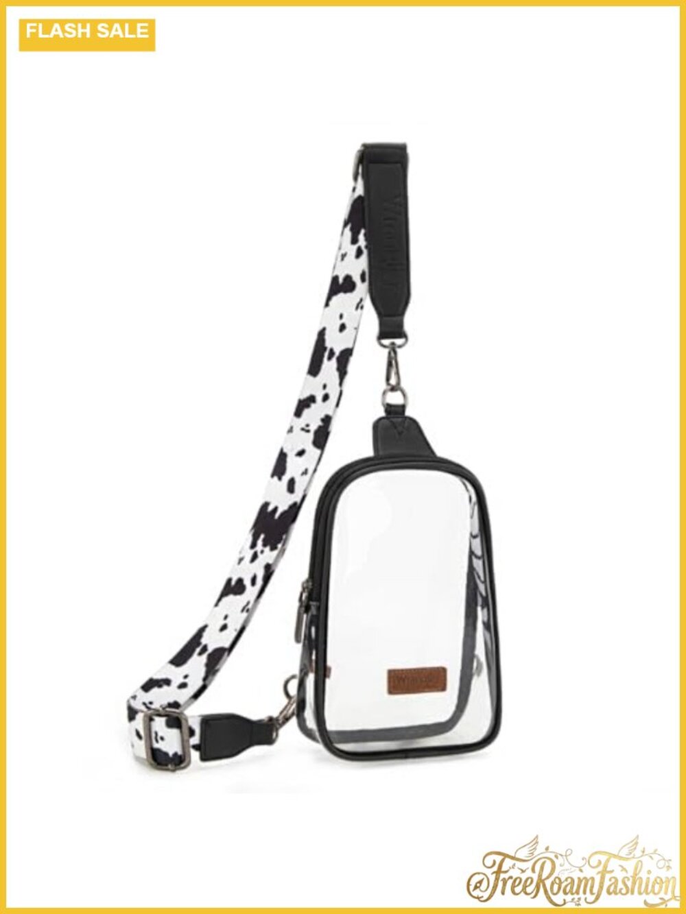 Clear TPU Crossbody Sling Bag Stadium Approved for Sports Concerts